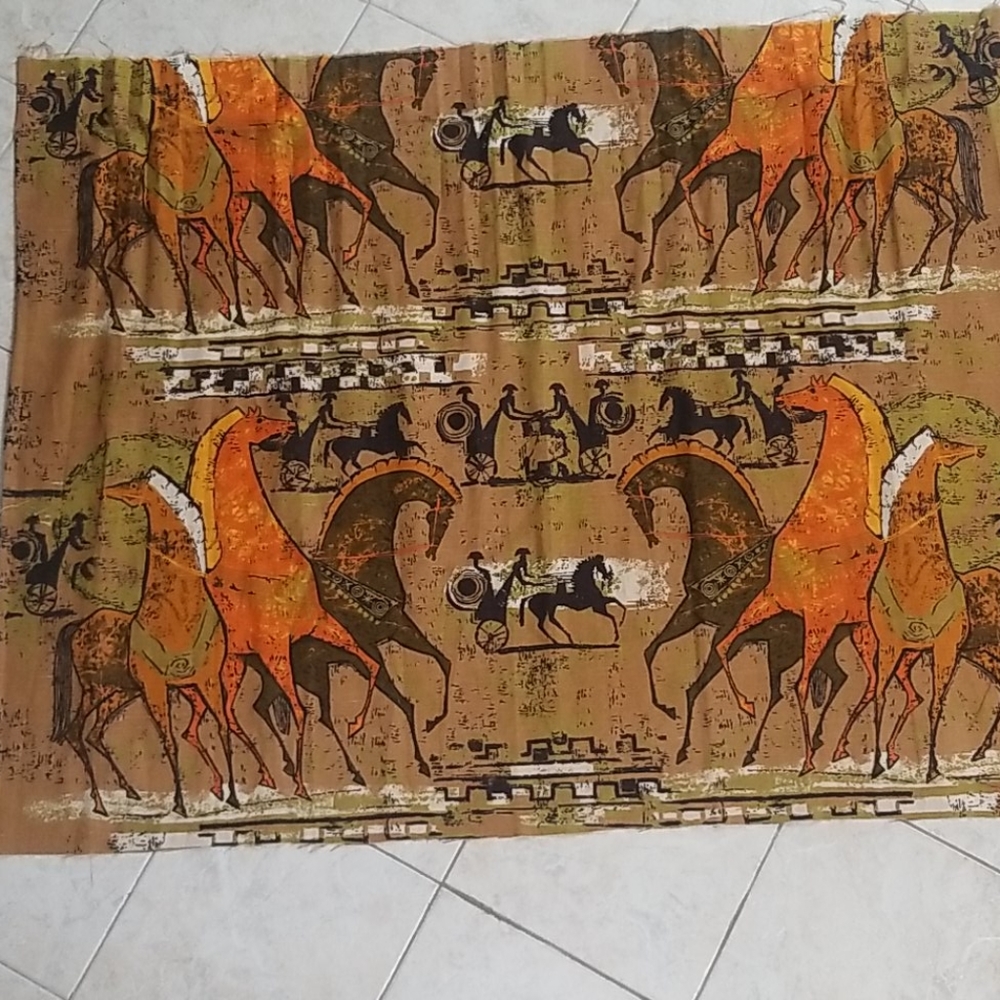 Mid Centry Etruscan fabric